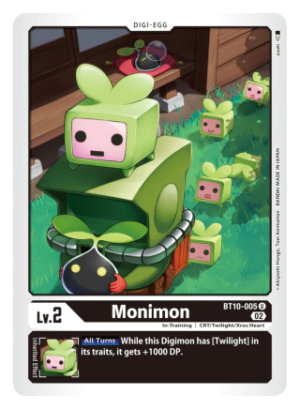 Monimon - XROS Encounter - BT10-005 Uncommon