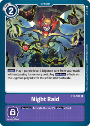 Night Raid - Release Special Booster - BT2-108 C