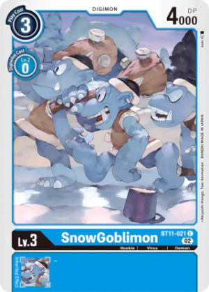 SnowGoblimon BT11-021 - Dimensional Phase - Common - Foil