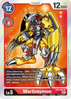WarGreymon - Classic Collection - EX1-009 SR