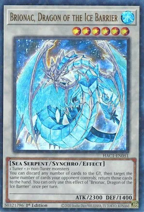 Brionac, Dragon of the Ice Barrier (Duel Terminal) - Hidden Arsenal: Chapter 1 (HAC1) (ULTRA PARALLEL RARE)