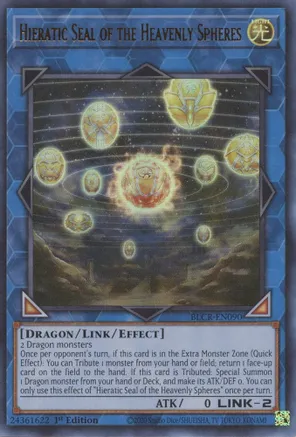 Hieratic Seal of the Heavenly Spheres - Battles of Legend: Crystal Revenge (BLCR) (ULTRA RARE)