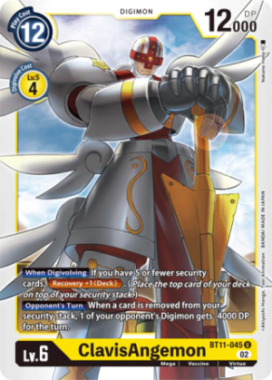 ClavisAngemon BT11-045 - Dimensional Phase - Uncommon - Foil