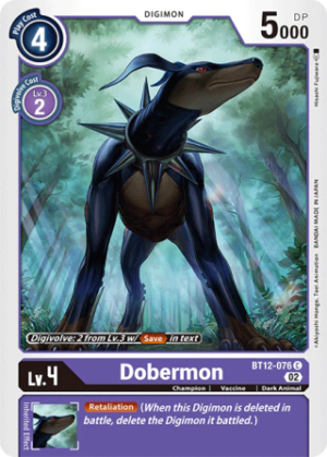 Dobermon - BT12-076 - Across Time - Common