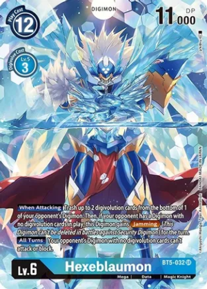 Hexeblaumon (Alternate Art) - Dimensional Phase (BT11)(BT5-032 SR)