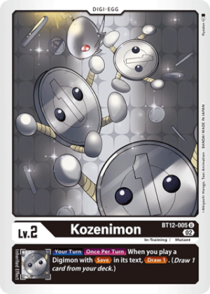 Kozenimon - BT12-005 - Across Time - Uncommon