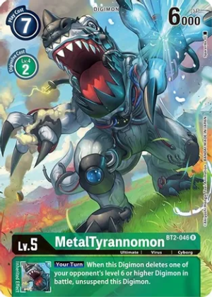 MetalTyrannomon (Alternate Art) - Dimensional Phase (BT11)(BT2-046 R)