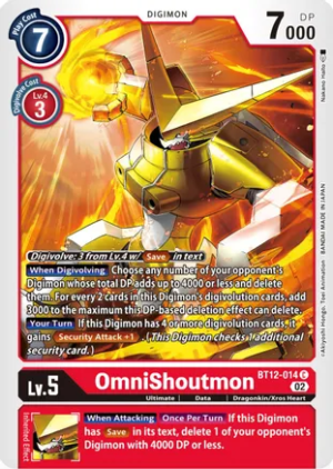OmniShoutmon - BT12-014 - Across Time - Common