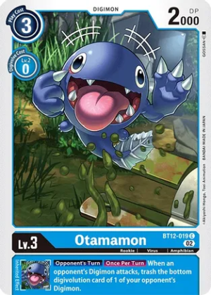 Otamamon - BT12-019 - Across Time - Common
