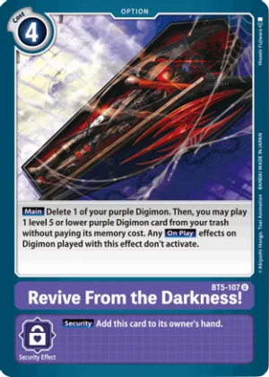 Revive From The Darkness! - Battle Of Omni - BT5-107 U