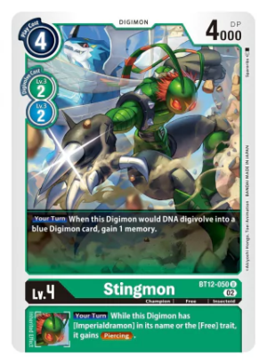 Stingmon (NYCC 2023 Demo Deck) - Across Time (BT12)
