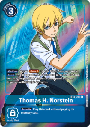 Thomas H. Norstein (Box Topper) - Great Legend - BT4-093 R