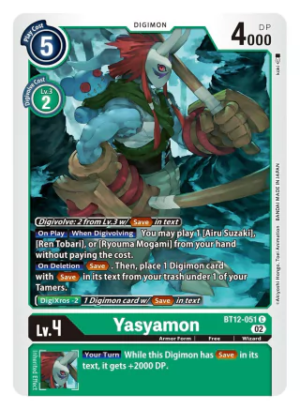 Yasyamon - BT12-051 - Across Time - Common