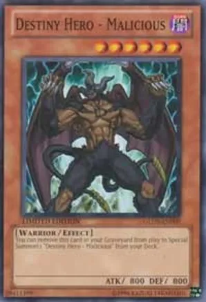 Destiny HERO - Malicious - Gold Series 3 (GLD3) (COMMON)