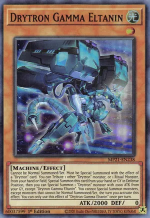 Drytron Gamma Eltanin - 2021 Tin of Ancient Battles (MP21) (SUPER RARE)