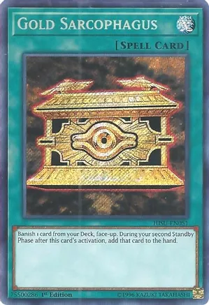 Gold Sarcophagus - Hidden Summoners (HISU) (SECRET RARE)