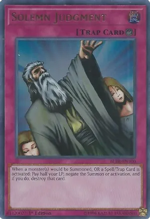 Solemn Judgment - Battles of Legend: Relentless Revenge (BLRR) (ULTRA RARE)