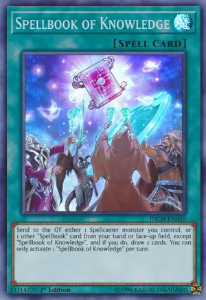 Spellbook of Knowledge - The Infinity Chasers (INCH) (SUPER RARE)