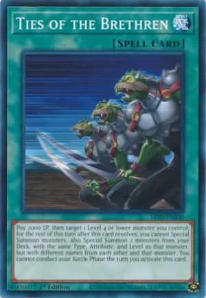 Ties of the Brethren - Structure Deck: Mechanized Madness (SR10) (COMMON)