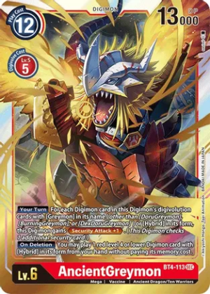 AncientGreymon – Great Legend – BT4-113 SEC
