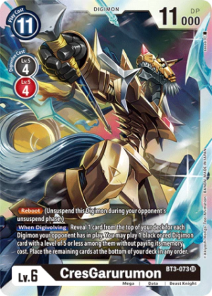CresGarurumon - Release Special Booster - BT3-073 SR