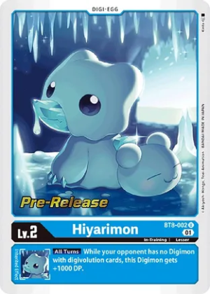 Hiyarimon - New Awakening Pre-Release Cards (BT08_PR)