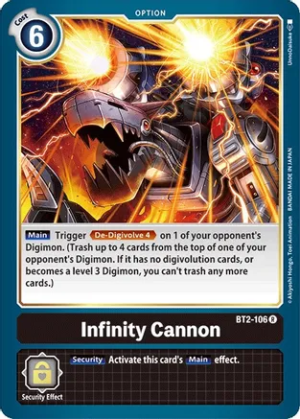 Infinity Cannon – Release Special Booster – BT2-106 R