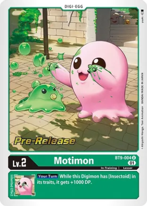 Motimon - X Record Pre-Release Cards (BT09_PR)