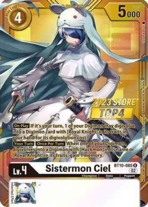 Sistermon Ciel (2023 Store Top 4) - Xros Encounter (BT10)
