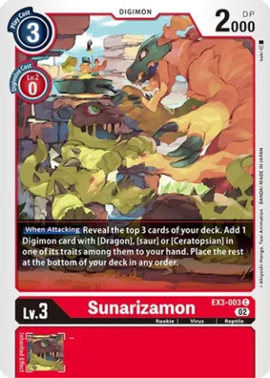 Sunarizamon - Revision Pack Cards (RPC)