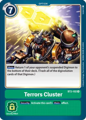 Terrors Cluster – Release Special Booster – BT2-102 R