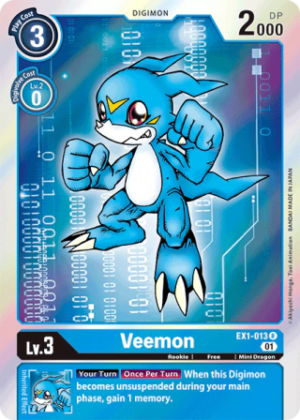 Veemon - Classic Collection - EX1-013 R