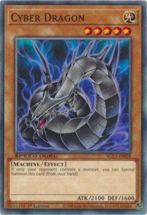 Cyber Dragon (alternate art) - SGX3-ENI28 - Common