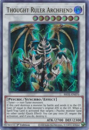 Thought Ruler Archfiend - BROL-EN070 - Ultra Rare