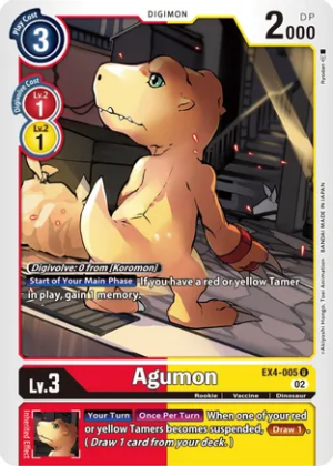 Agumon – EX4-005 – Uncommon