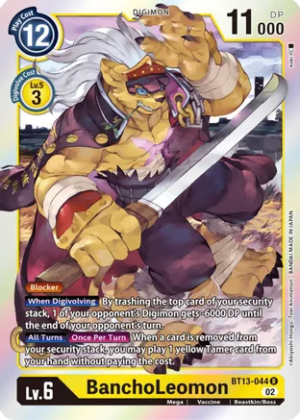 BanchoLeomon – BT13-044 – Rare
