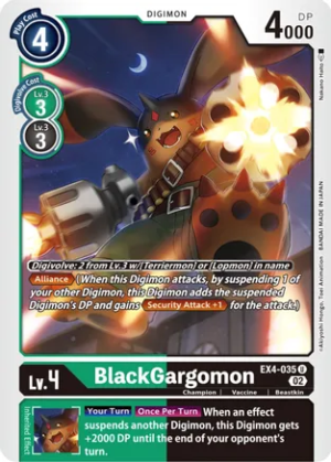 BlackGargomon – EX4-035 – Uncommon