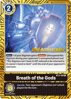 Breath of the Gods (2nd Anniversary Card Set) – Release Special Booster (BT3-105 R)