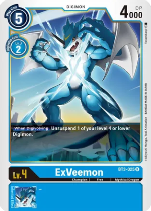 ExVeemon – Release Special Booster – BT3-025 R