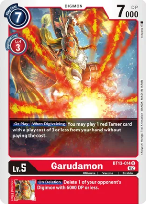 Garudamon – BT13-014 – Uncommon