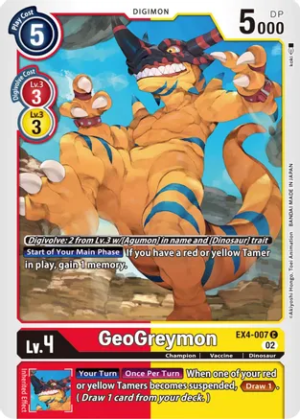 GeoGreymon – EX4-007 – Common