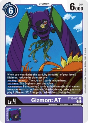 Gizmon: AT – BT13-083 – Common
