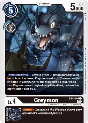 Greymon - EX4-044 - Alternative Being Booster (EX4-044 C)