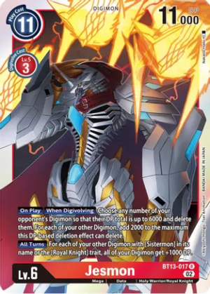Jesmon - Versus Royal Knight Booster (BT13-017 R)