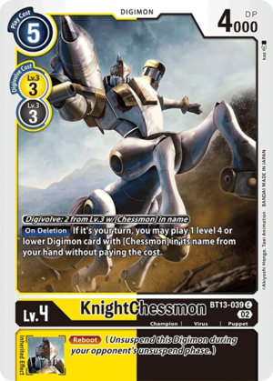 KnightChessmon – BT13-039 – Common
