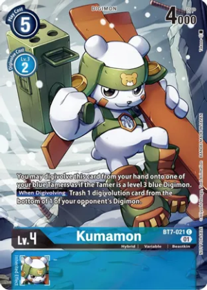 Kumamon (2nd Anniversary Frontier Card) – Next Adventure (BT7-021 C)