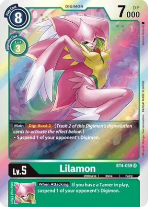 Lilamon – Great Legend – BT4-059 SR