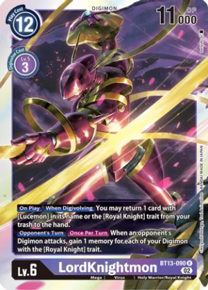 LordKnightmon - Versus Royal Knight Booster (BT13-090 R)