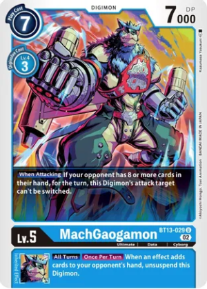 MachGaogamon – BT13-029 – Uncommon
