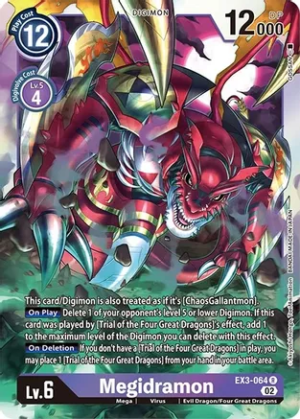 Megidramon – Revision Pack Cards (RPC)